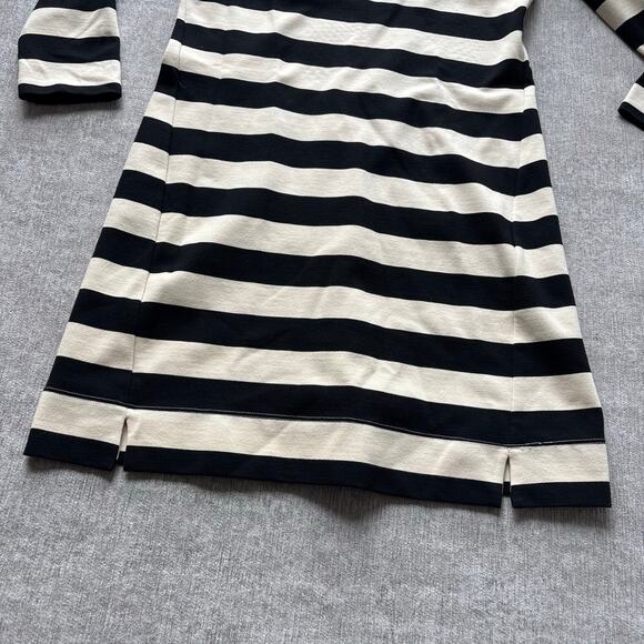 Theory Striped Long Sleeve Dress - Picture 3 of 5